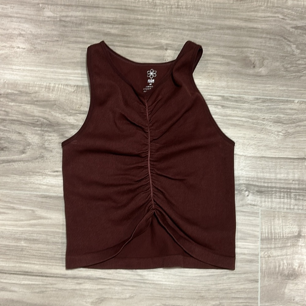 Ruched front top by Aura size Small - Picture 2 of 4
